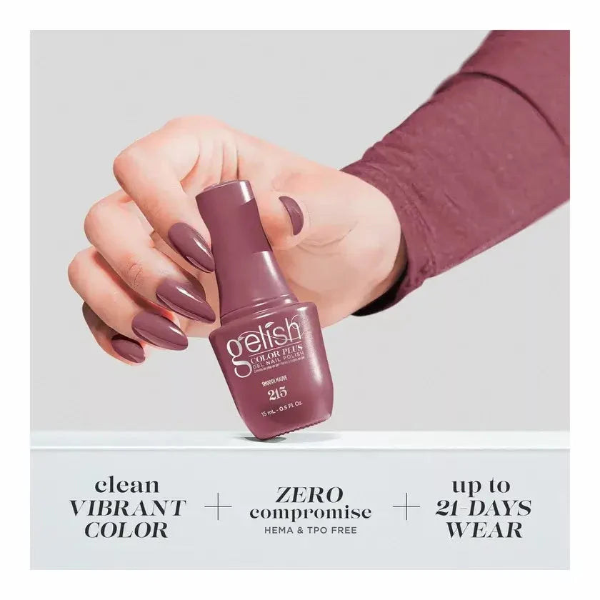 Gelish Color Plus Gelcolor - 215 Smooth Mauve 0.5 oz - #1510215 Gelish
