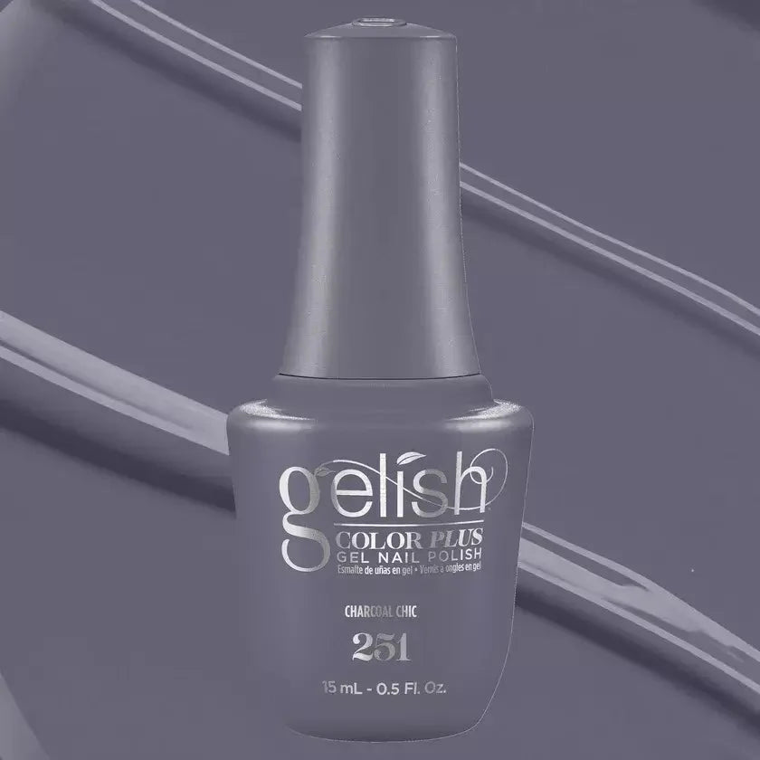 Gelish Color Plus Gelcolor - 251 Charcoal Chic 0.5 oz - #1510251 Gelish