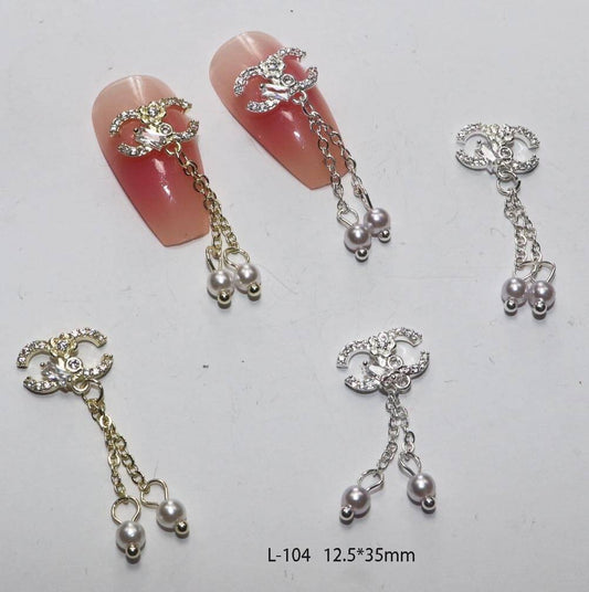 Nail Charm L104 - 2pcs/Bag - Premier Nail Supply 