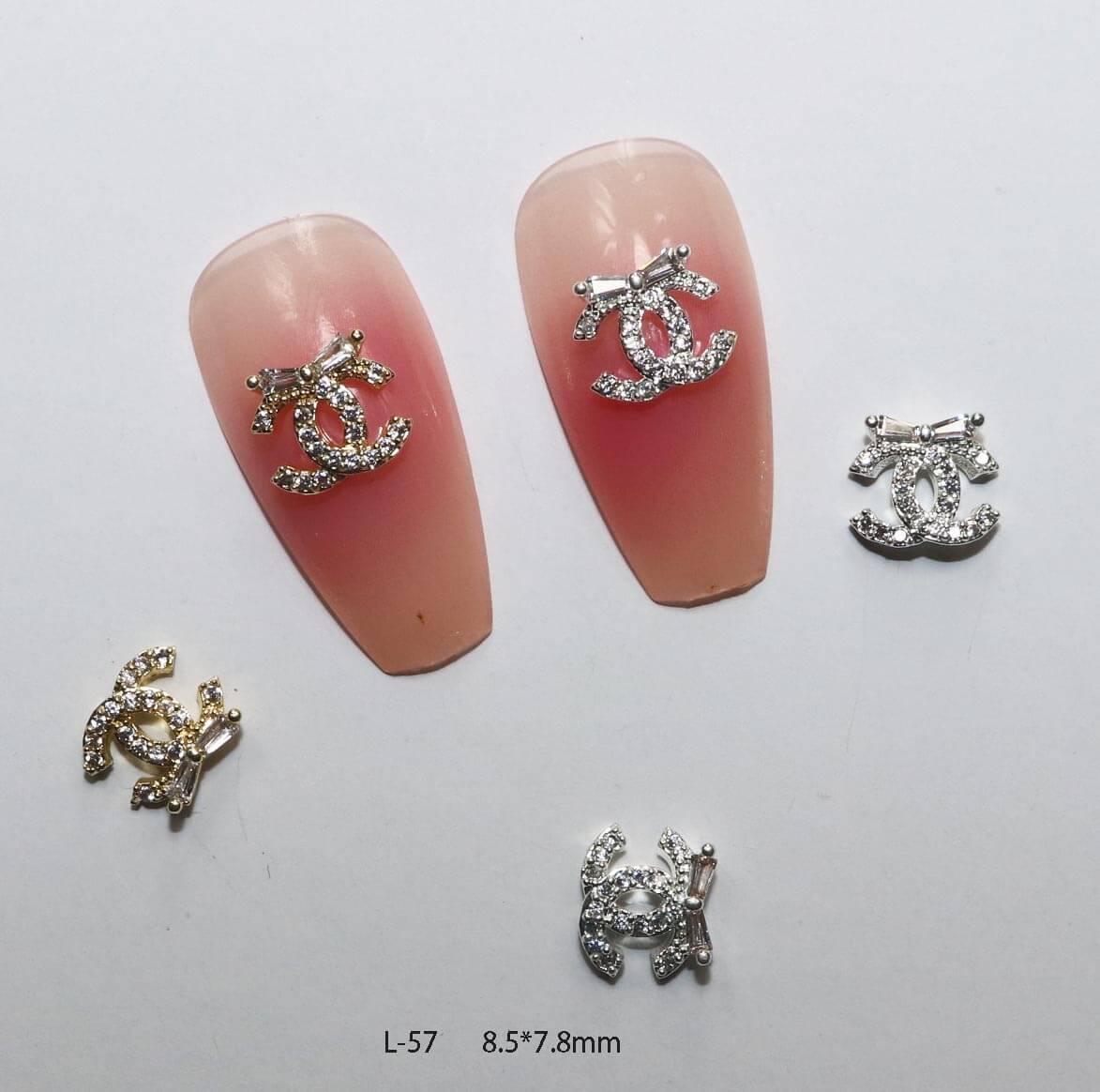 Nail Charm L57 - 2pcs/Bag - Premier Nail Supply 