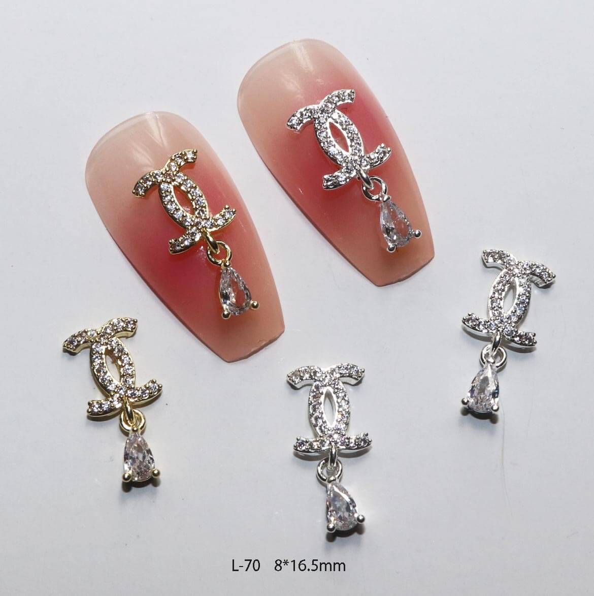 Nail Charm L70 - 2pcs/Bag - Premier Nail Supply 