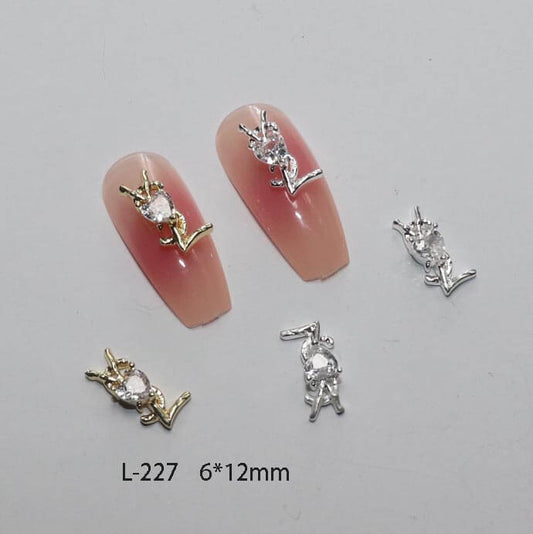 Nail Charm L227 - 2pcs/Bag - Premier Nail Supply 