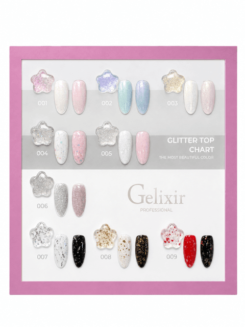 Gelixir Glitter Top Coat 15ml