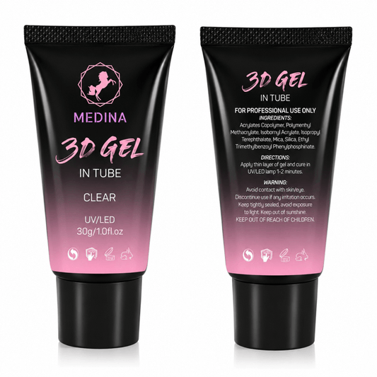 Medina- 3D Gel Clear In Tube 1oz #66634-8