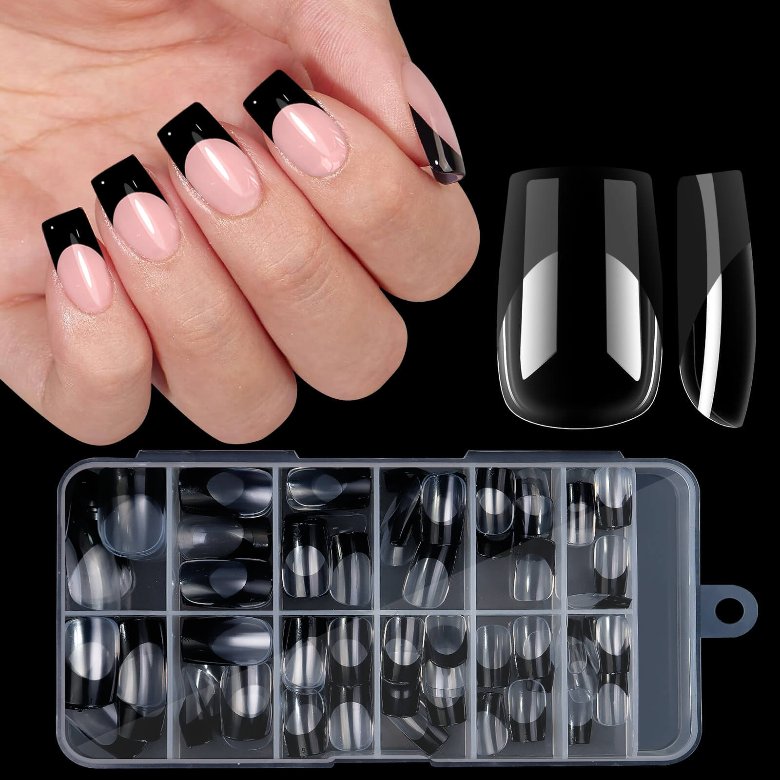 Nail French Tip Press on Soft Gel - Premier Nail Supply 