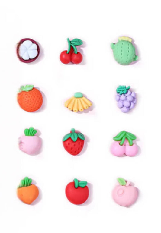 Nail Charm 3D Mix Fruit 10pcs/Bag