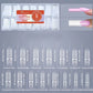 Nail Tip Poly Gel Form Extension Space French #3/6513-9