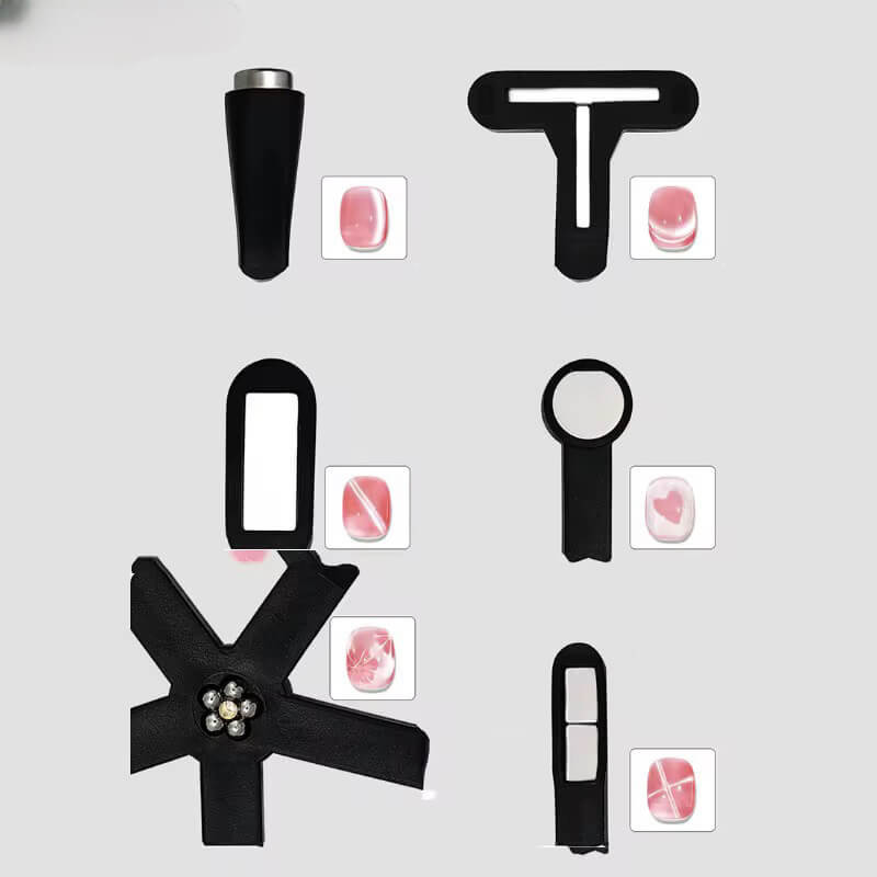 Nail Cat Eye Magnet Multifunctional Tool 6-in-1 #7338-7
