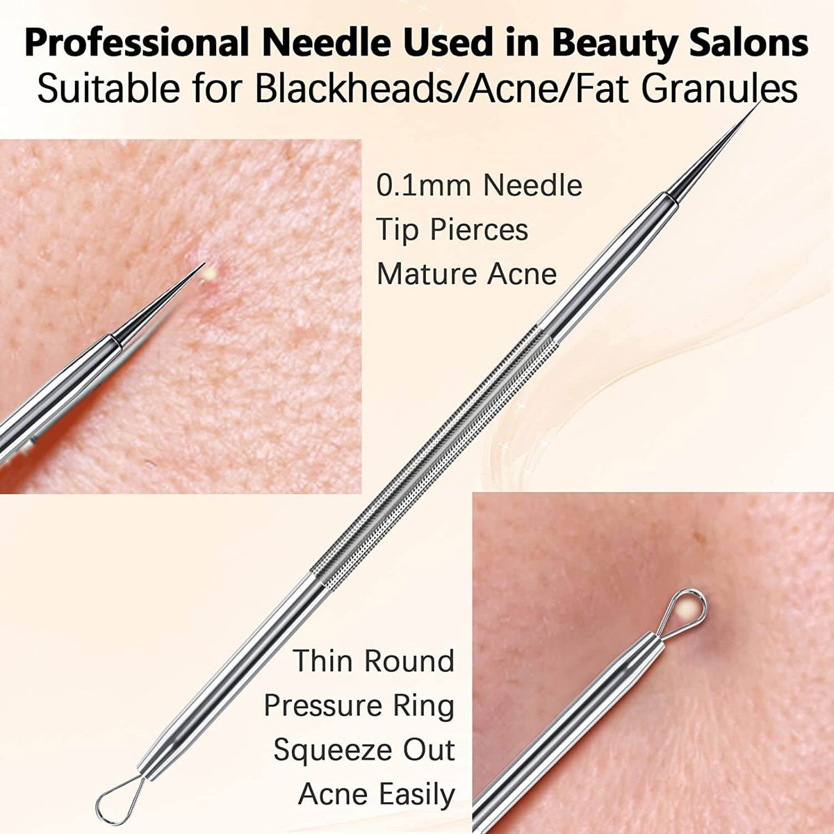 Blackhead remover Gold tool #6186-3
