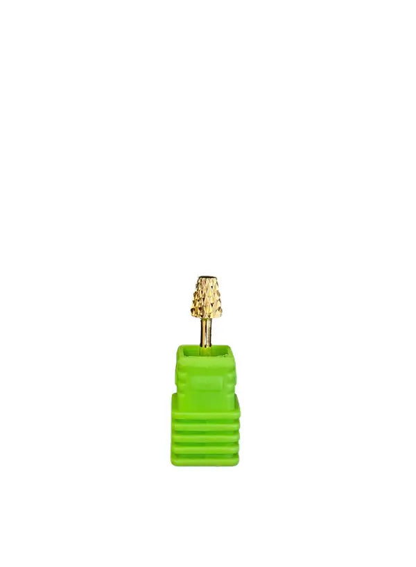 Drill Bit 3/32 Umbrella T - Coarse Gold - Premier Nail Supply 