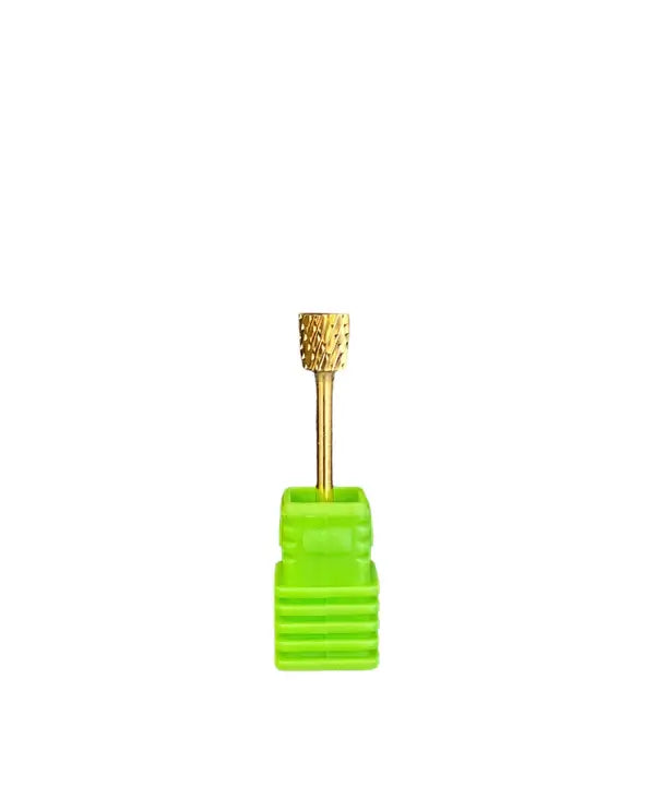 Drill Bit 3/33 Inverted Blackfill - Coarse Gold - Premier Nail Supply 