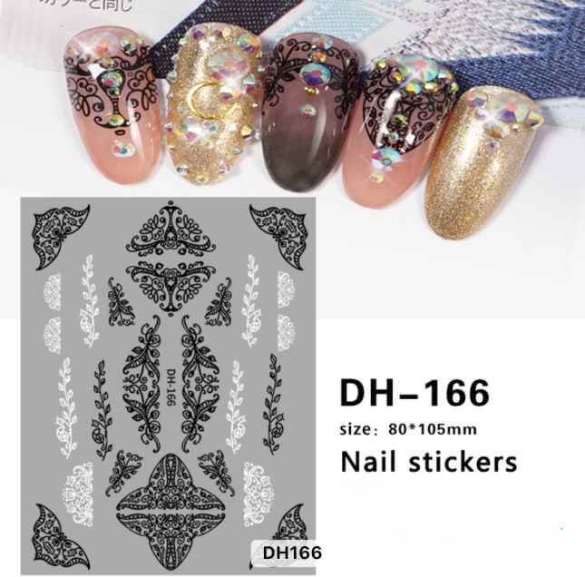 Nail Sticker Lace Design - DH166