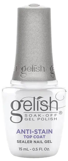 Gelish Anti-Stain Soak-Off Gel Top Coat, 15ml