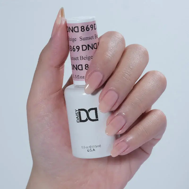 DND- Single Gel Polish Sunset Beige #869