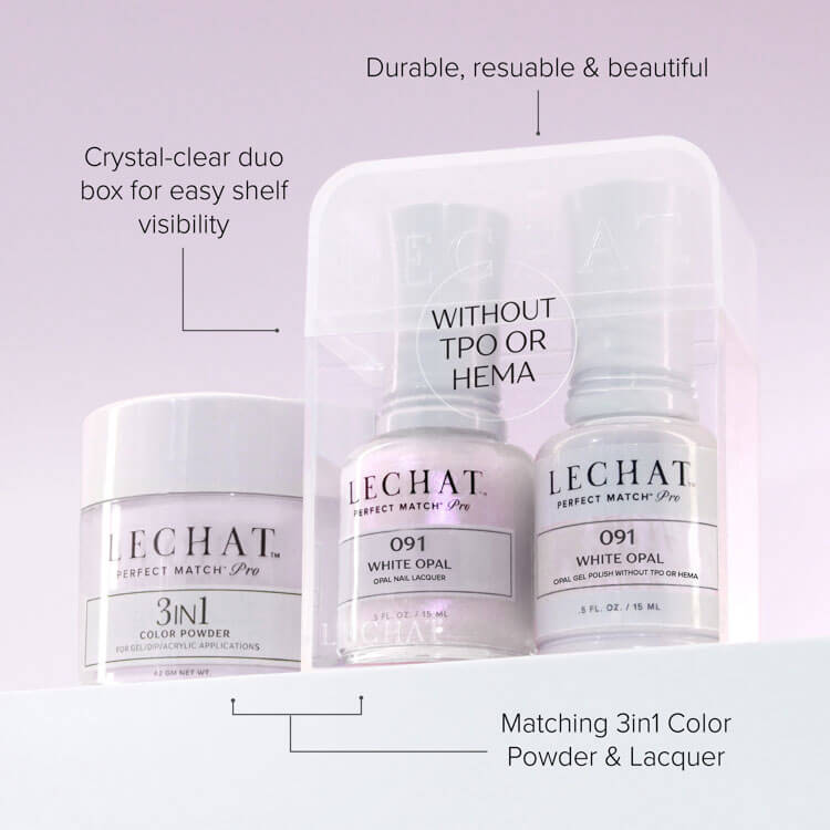 Lechat Perfect Match Pro Duo White Opal # PROD092