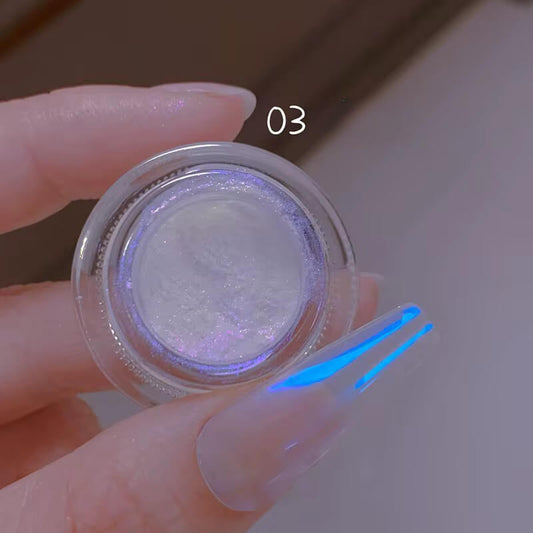 Medina - Nail Art Aurora Blue Chrome Powder 1pcs