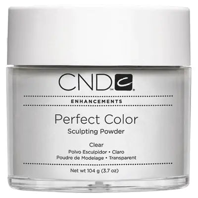 CND Perfect Color Sculpting Powder Clear 3.7 oz - Premier Nail Supply 