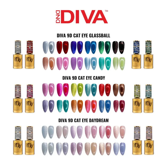 DND-DIVA 9D Cat Eye Collection – 36 Set