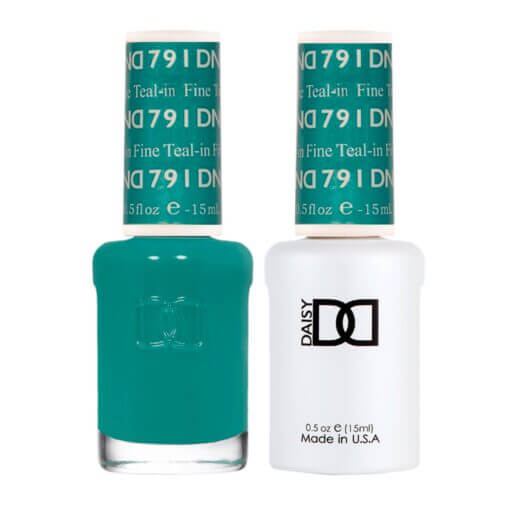 DND Gel Color Teal-in Fine #791 - Premier Nail Supply 