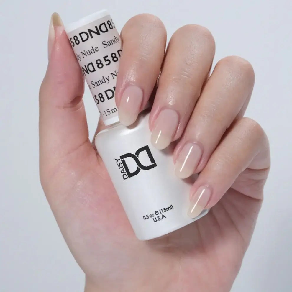DND- Single Gel Polish Sandy Nude #858