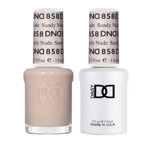 DND Gelcolor - Sandy Nude #858 - Premier Nail Supply 