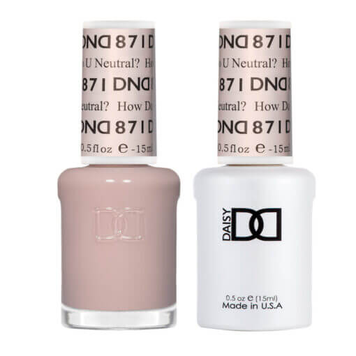 DND Gelcolor - How Do U Neutral? #871 - Premier Nail Supply 