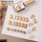 Medina 6-Color Marble Nail Art Ink Set | Metallic Blooming Ink