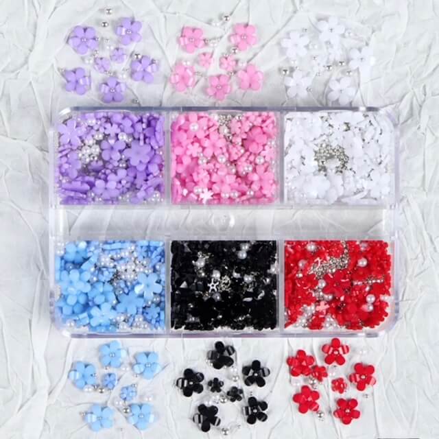 Acrylic Flowers 3D Nail Art - Premier Nail Supply 