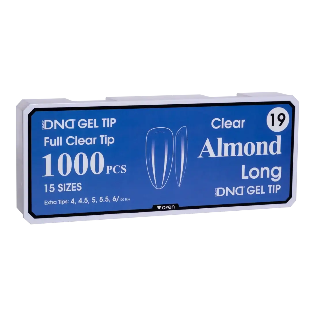 DND Soft Gel Tips - Almond Long #19