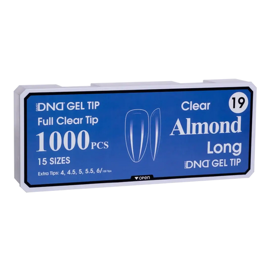 DND Soft Gel Tips - Almond Long #19