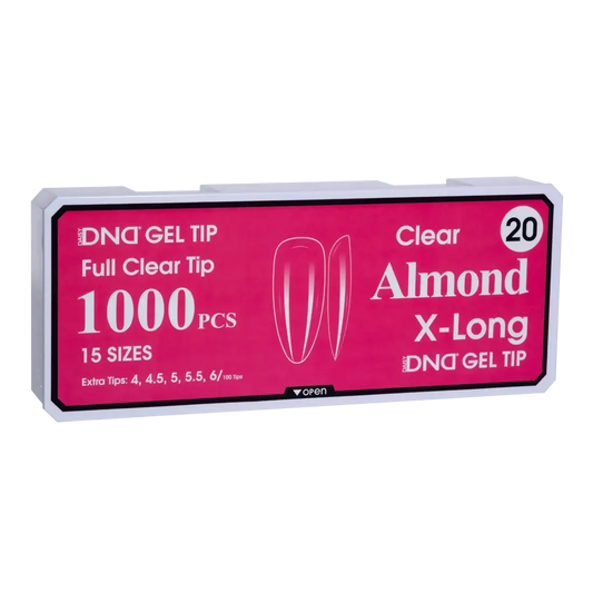 DND Soft Gel Tips - Almond X-Long #20