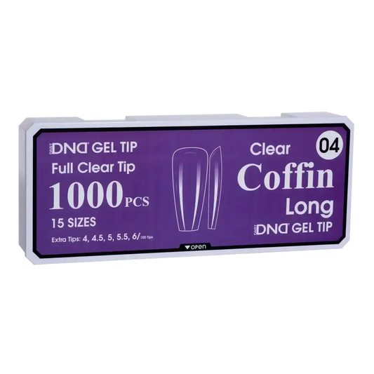 DND Soft Gel Tips - Coffin X-Long #05