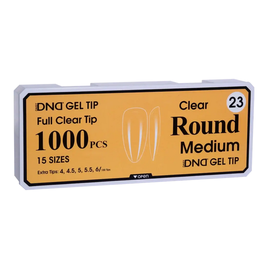 DND Soft Gel Tips - Round Medium #23