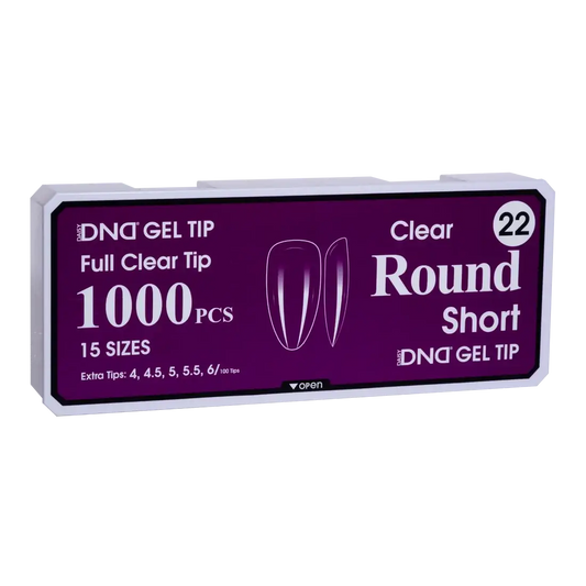 DND Soft Gel Tips - Round Short #22