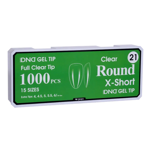 DND Soft Gel Tips - Round X-Short #21