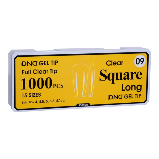 DND Soft Gel Tips - Square Long #09