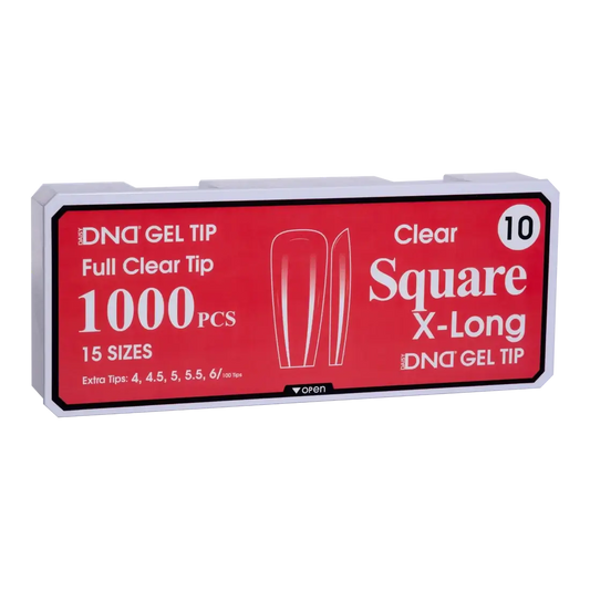 DND Soft Gel Tips - Square X-Long #10