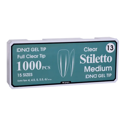 DND Soft Gel Tips - Stiletto Medium #13