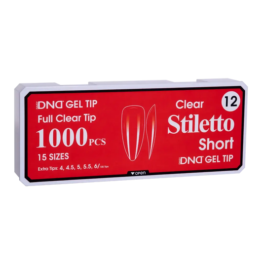 DND Soft Gel Tips - Stiletto Short #12