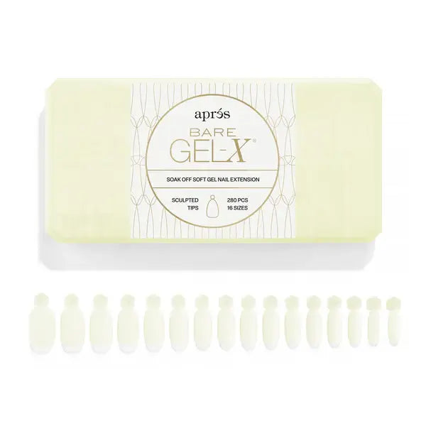 Aprés Bare Gel-X® Natural Box of Tips (16 sizes, 280pcs)