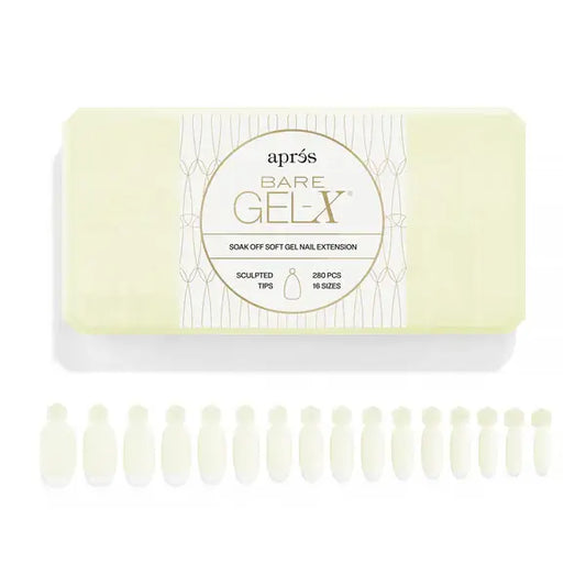 Aprés Bare Gel-X® Natural Box of Tips (16 sizes, 280pcs)