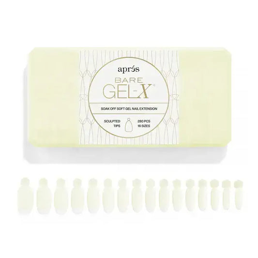 Aprés Bare Gel-X® Sculpted Box of Tips (16 sizes, 280pcs)