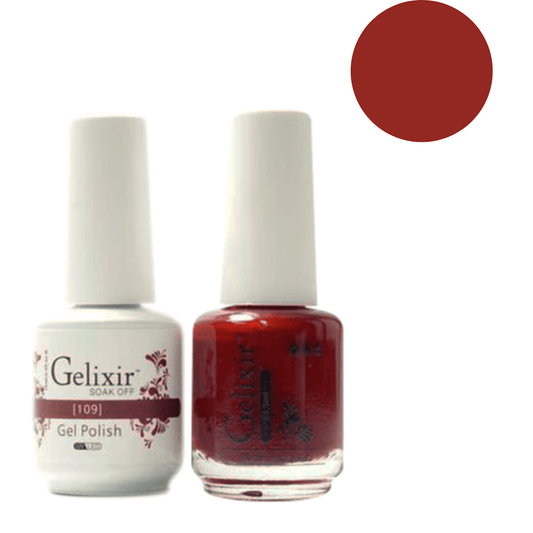 Gelixir Gel Polish & Nail Lacquer Duo - #109 - Premier Nail Supply 