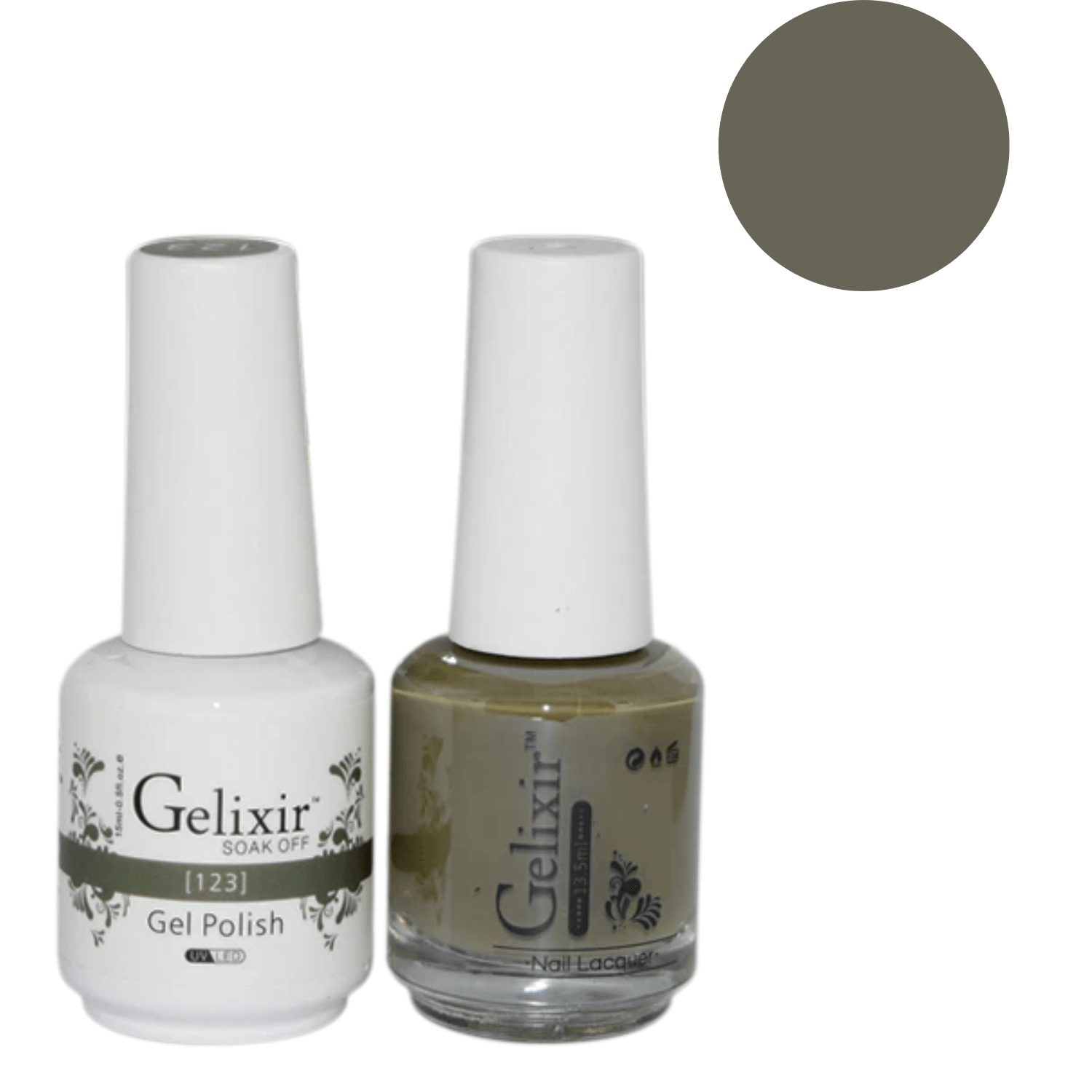 Gelixir Gel Polish & Nail Lacquer Duo - #123 - Premier Nail Supply 
