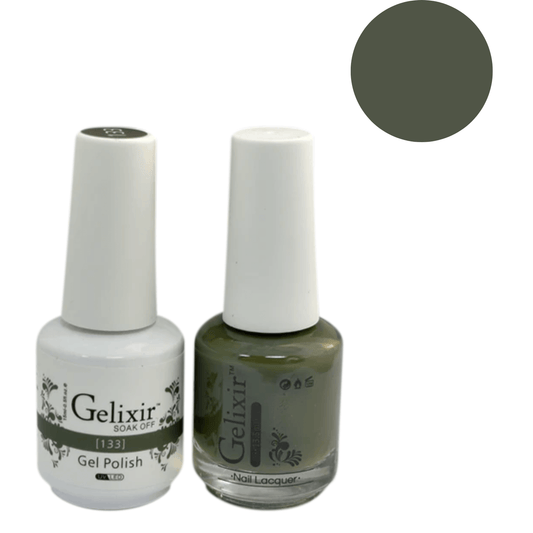 Gelixir Gel Polish & Nail Lacquer Duo - #133 - Premier Nail Supply 