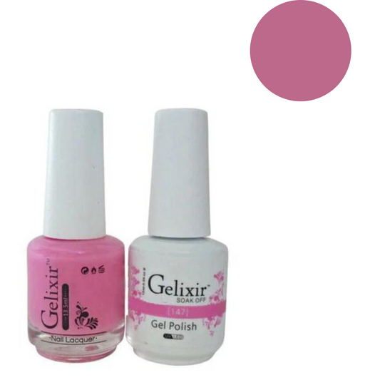 Gelixir Gel Polish & Nail Lacquer Duo - #147 - Premier Nail Supply 