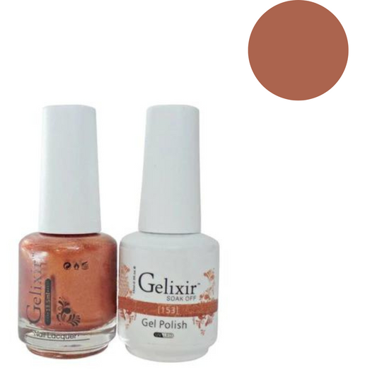 Gelixir Gel Polish & Nail Lacquer Duo - #153 - Premier Nail Supply 