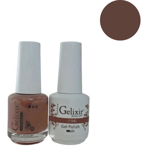 Gelixir Gel Polish & Nail Lacquer Duo - #154 - Premier Nail Supply 