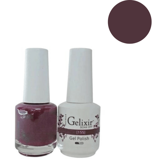 Gelixir Gel Polish & Nail Lacquer Duo - #155 - Premier Nail Supply 