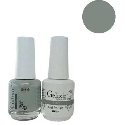 Gelixir Gel Polish & Nail Lacquer Duo - #160 - Premier Nail Supply 